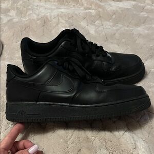 Nike Men's Airforce 1 Black Sneakers